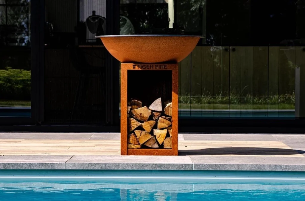 Stijl en functionaliteit met de cortenstaal plancha bbq van TIGER FIRE in Nederland.